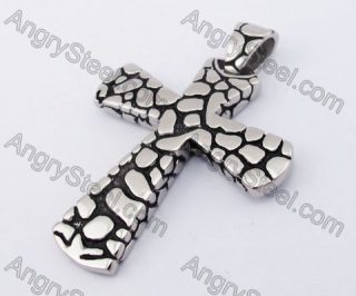 Steel Cross Pendant KJP550034