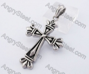 Steel Cross Pendant KJP550035