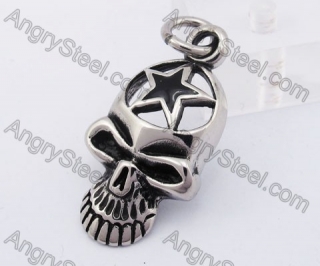 Stainless Steel Skull Pendant KJP350153