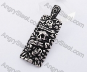 Skull Pillars Pendant KJP350155