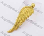 Gold Plating Wing Pendant KJP350209