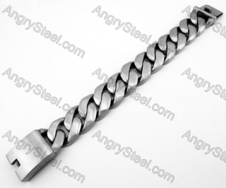 25mm wide Big Frosted Bracelet KJB100124