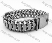 19mm wide Big Frosted Bracelet KJB100122