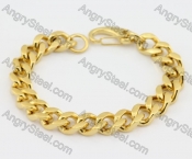 Gold Stainless Steel Bracelet KJB200211