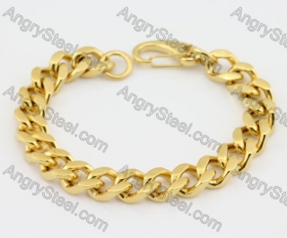 Gold Stainless Steel Bracelet KJB200211