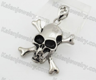 Stainless Steel Skull Pendant KJP600006