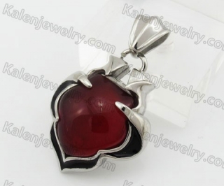 Stainless Steel Agate Pendant KJP600007