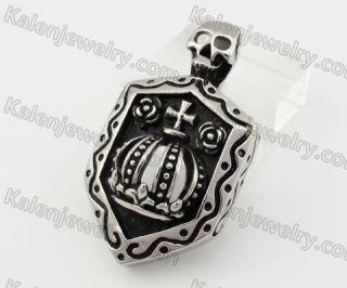 Crusader Crown Shield Pendant KJP600021