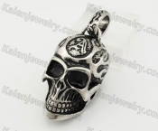 Stainless Steel Skull Pendant KJP600034