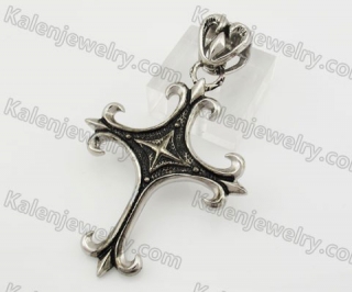 Stainless Steel Vintage Cross Pendant KJP600041