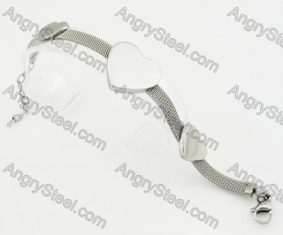 Steel Heart Bracelet KJB680007