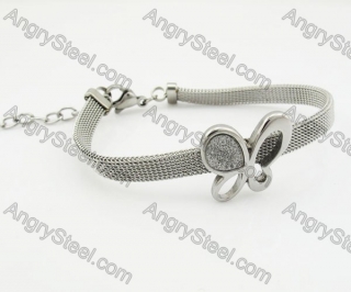 Stainless Steel Butterfly Bracelet KJB680026