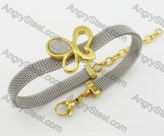 Stainless Steel Butterfly Bracelet KJB680058