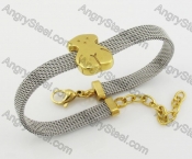 Stainless Steel Bear Bracelet KJB680067