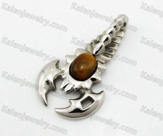 Stainless Steel Scorpion Pendant KJP600061