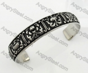 Stainless Steel Biker Bangle KJB350094