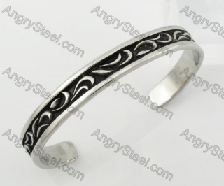 Stainless Steel Biker Bangle KJB350097