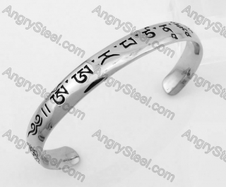 Stainless Steel Biker Bangle KJB350104