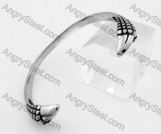 Stainless Steel Biker Bangle KJB350143