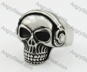 Stainless Steel Skull Ring KJR350275