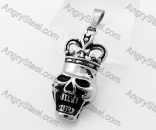 Crown Skull Pendant KJP330131