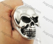 Stainless Steel Skull Ring KJR370546