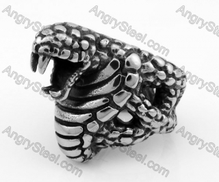 Stainless Steel Snake Ring KJR370548