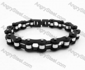 11mm Wide 220mm Long Biker Chain Bracelet KJB360007