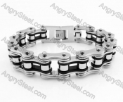 18 Wide 225mm Long Biker Chain Bracelet KJB360012