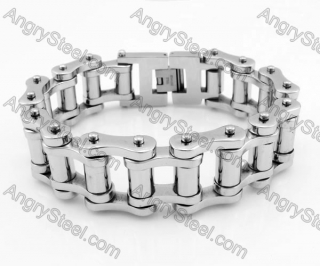 22mm Wide 220mm Long Biker Chain Bracelet KJB360018