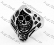 Stainless Steel Skull Ring KJR100046