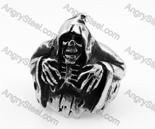 Stainless Steel Witch Ring KJR350294