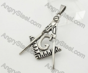 Stainless Steel Masonic Pendant KJP010164