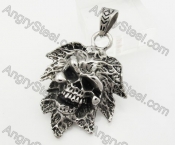 Stainless Steel Skull Pendant KJP170641