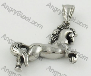 Stainless Steel Horse Pendant KJP170653