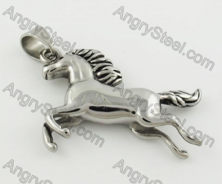 Stainless Steel Horse Pendant KJP170654