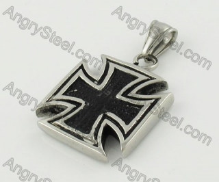 Stainless Steel Iron Cross Pendant KJP170661