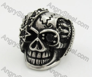 Stainless Steel Skull Ring KJR350310