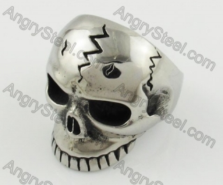 Stainless Steel Skull Ring KJR350319