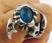 Stainless Steel Blue Stone Scorpion Ring KJR350320