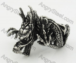 Stainless Steel Dragon Ring KJR350321