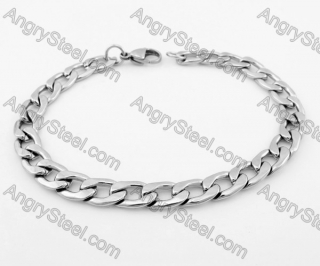 Stainless Steel Figaro Bracelet KJB540024