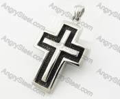 Stainless Steel Cross Pendant KJP570031