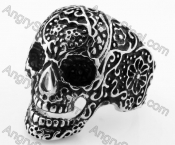 Stainless Steel Skull Ring KJR330178