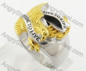 Stainless Steel Biker Ring KJR330183