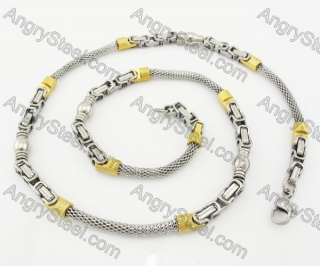 Stainless Steel Necklace KJN750054