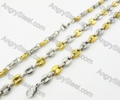 Steel Bracelet and Necklace Set KJS750006