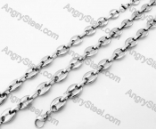 Steel Bracelet and Necklace Set KJS750037