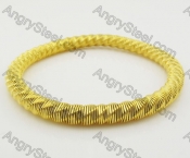 Stainless Steel Elasticity Wire Bangle KJB450310