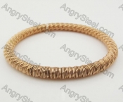 Stainless Steel Elasticity Wire Bangle KJB450311